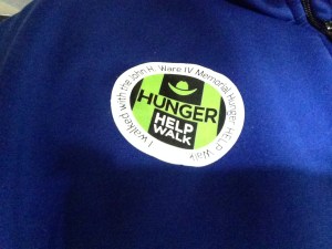 hunger walk sticker